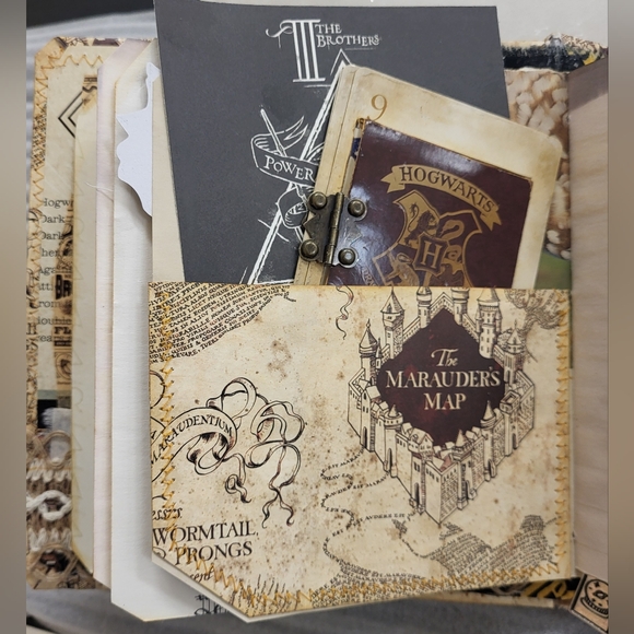 Harry Potter Marauder's Map Junk Journal - Picture 10 of 16